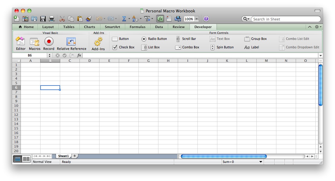 where are macros stored in excel 2011 for mac